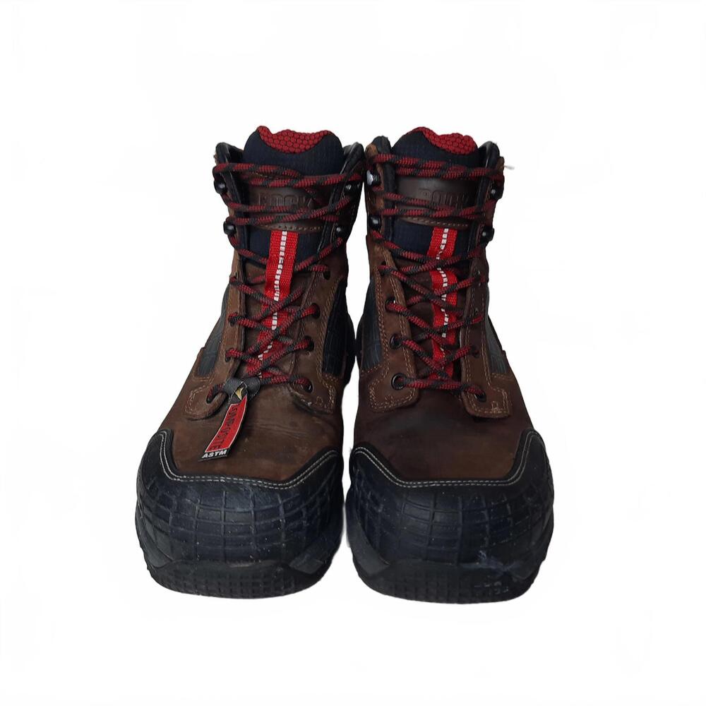 Rocky Men's 6" Hiker CT Boots Dark Brown Size 8 Wide - Picture 2 of 6